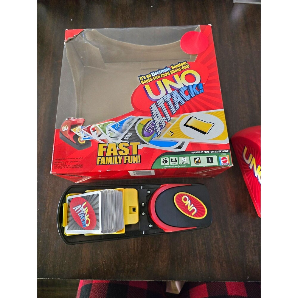 Mattel UNO Attack Electronic Card Game Complete Set 2-10 Players 2020